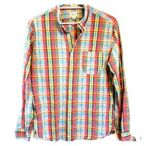 J Crew Men’s Madras Slim Shirt